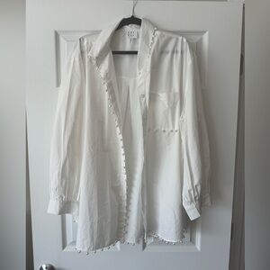 Anthropologie Pearl Button Down